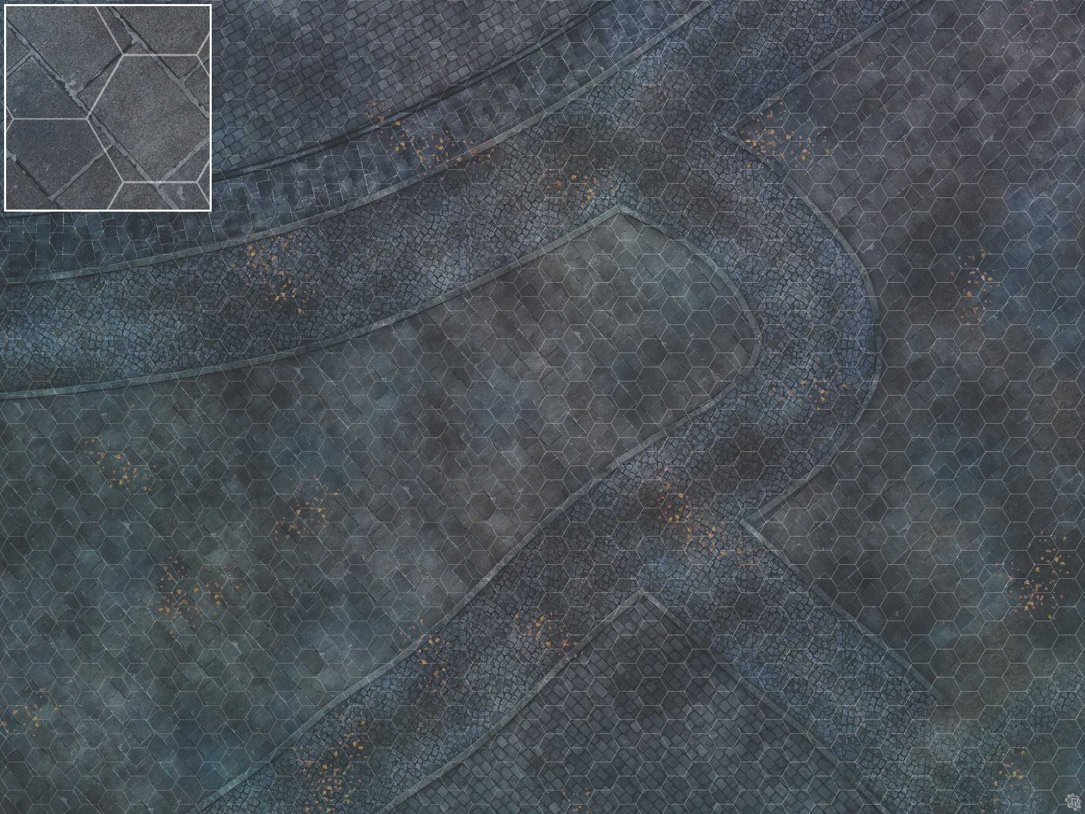 Mats by Mars: London Fog Tabletop Wargaming Play Mat