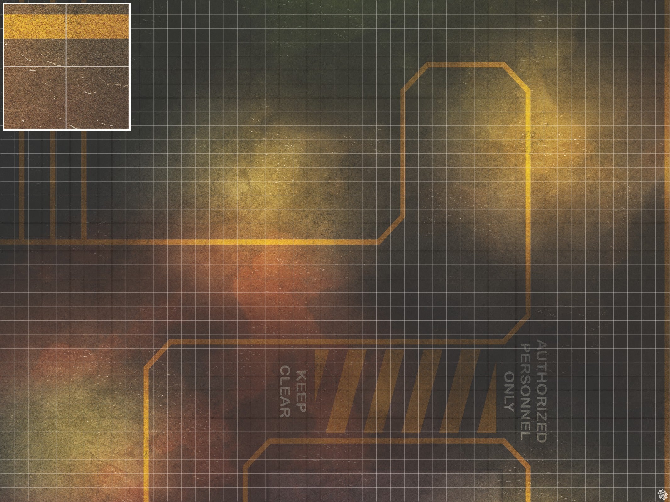 Mats by Mars: Restricted Zone Tabletop Wargaming Play Mat