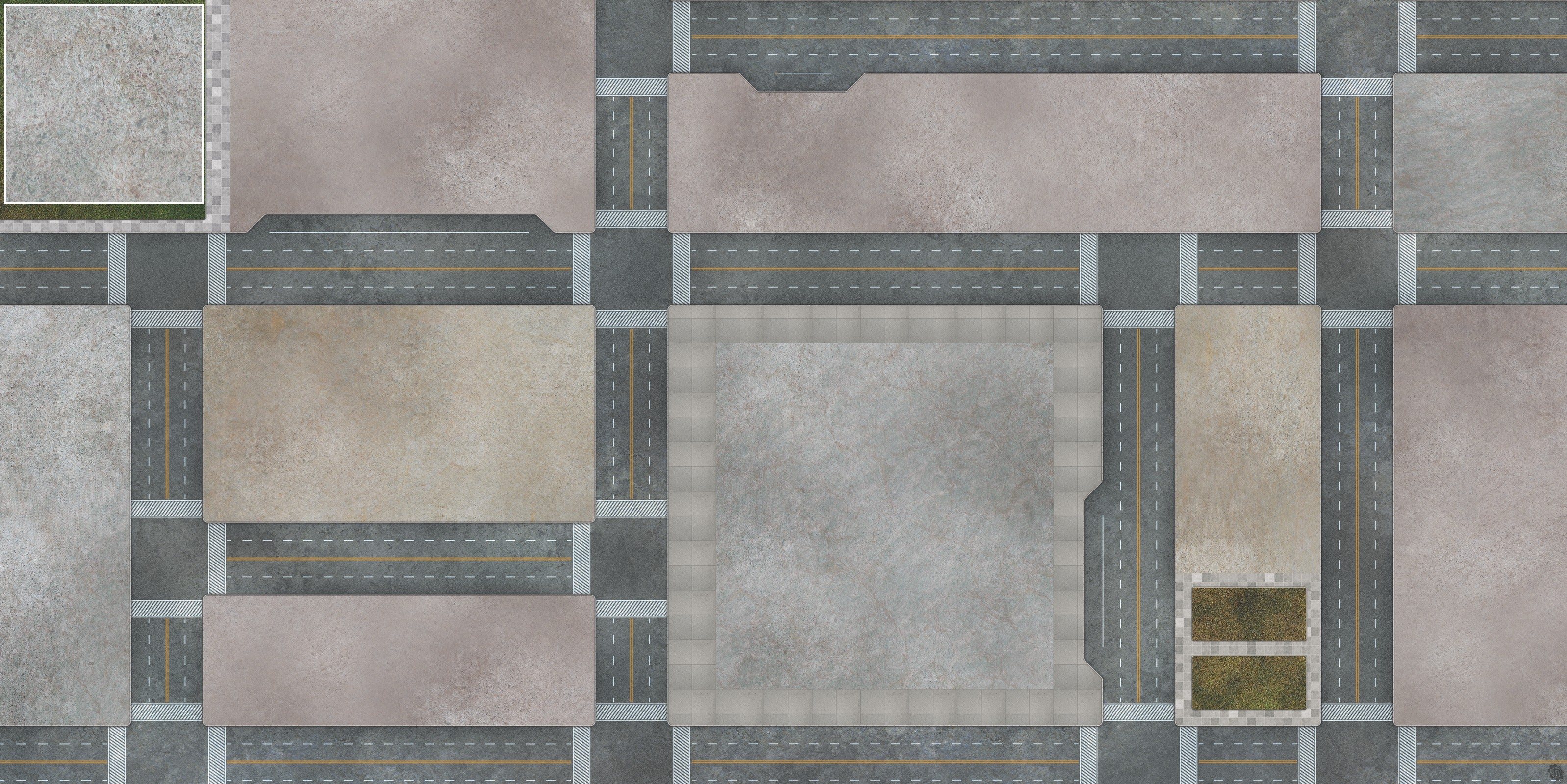 Mats by Mars: Streets of Justice A Tabletop Wargaming Play Mat