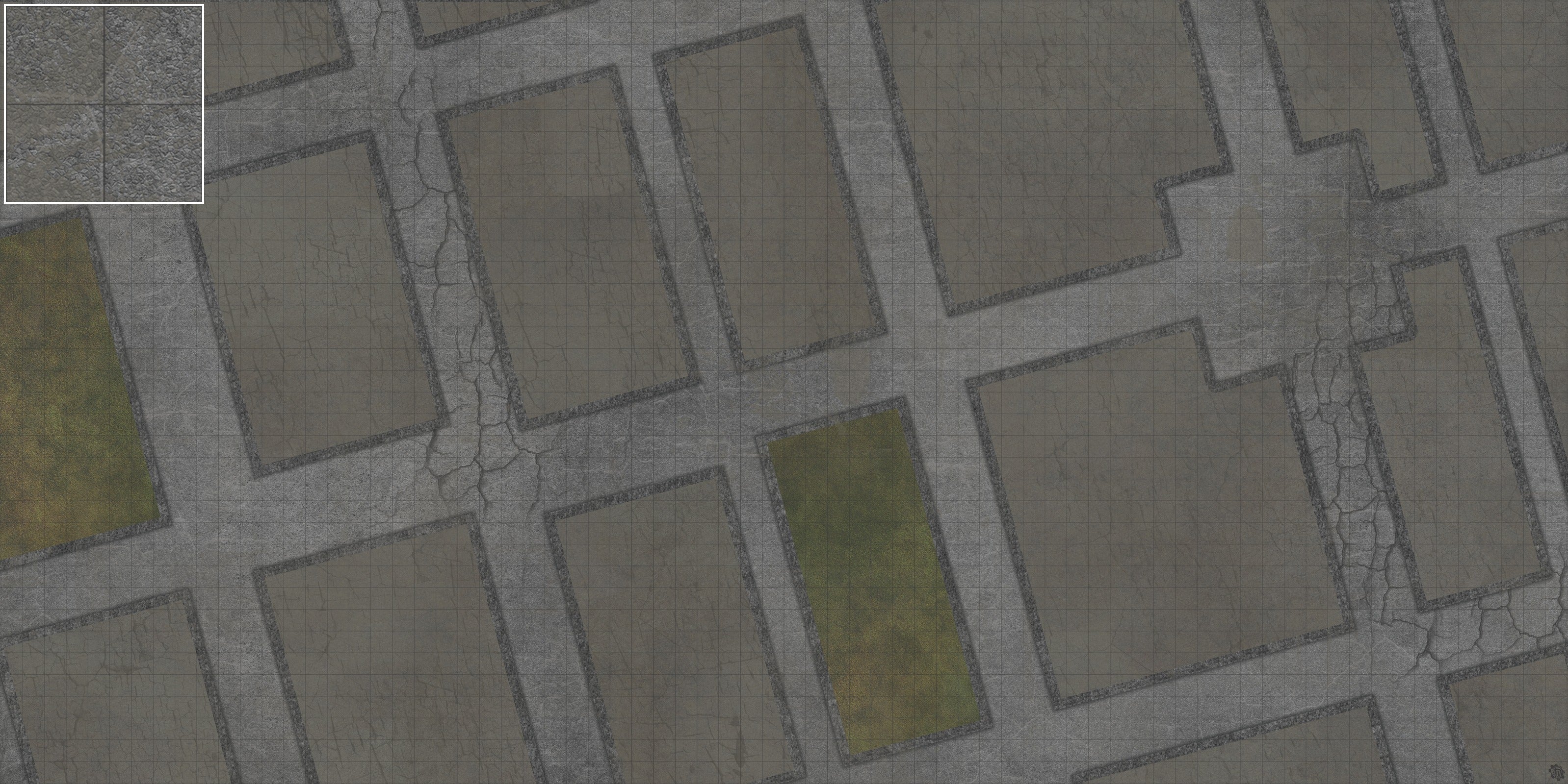 Streets of Conflict 8mm scale Tabletop Wargaming Play Mat