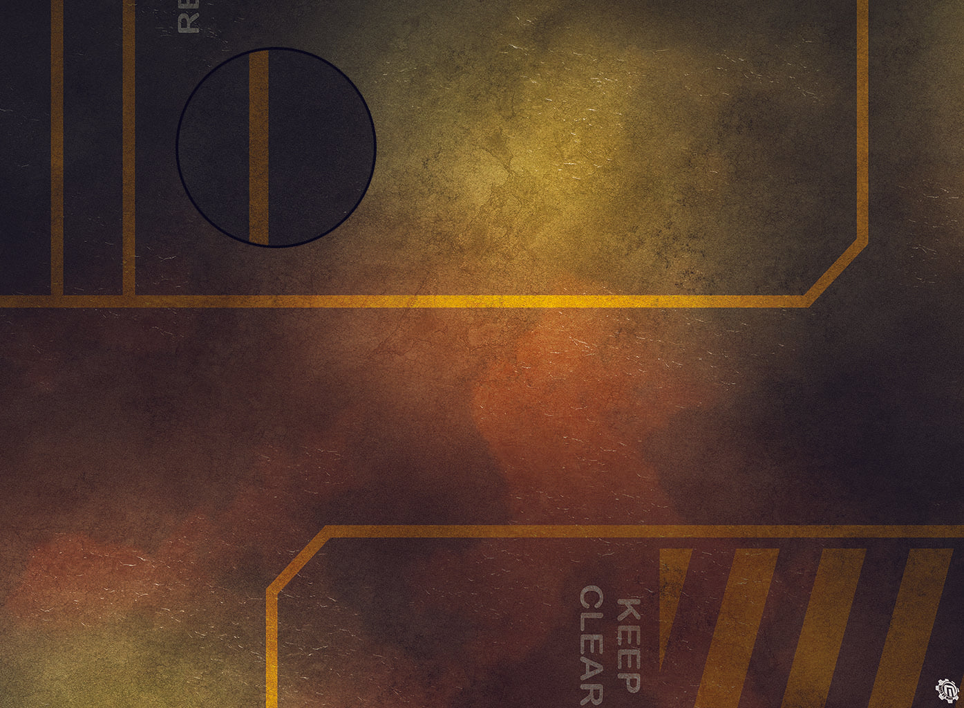 Mats by Mars: Restricted Zone Tabletop Wargaming Play Mat