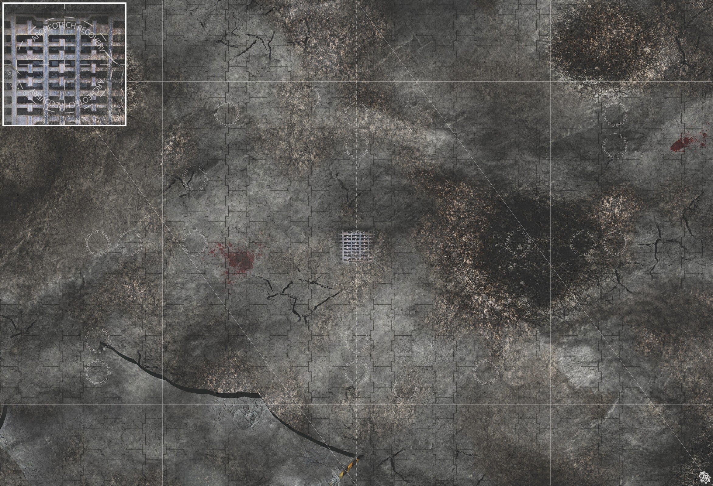 Mats by Mars: Urban Strike Tabletop Wargaming Play Mat