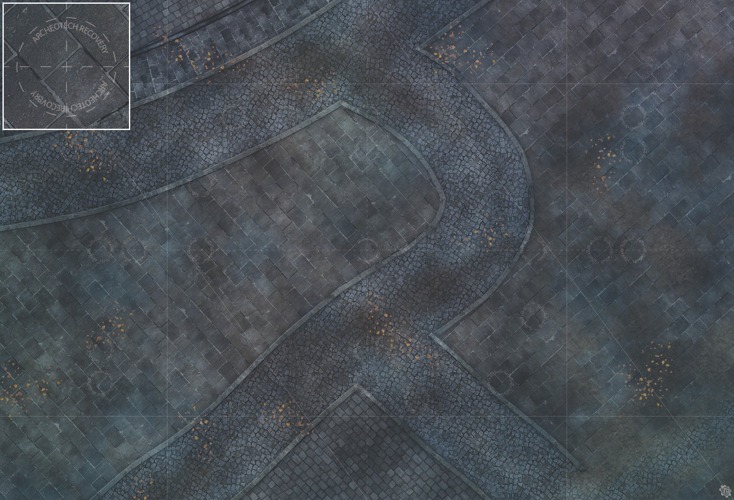 Mats by Mars: London Fog Tabletop Wargaming Play Mat