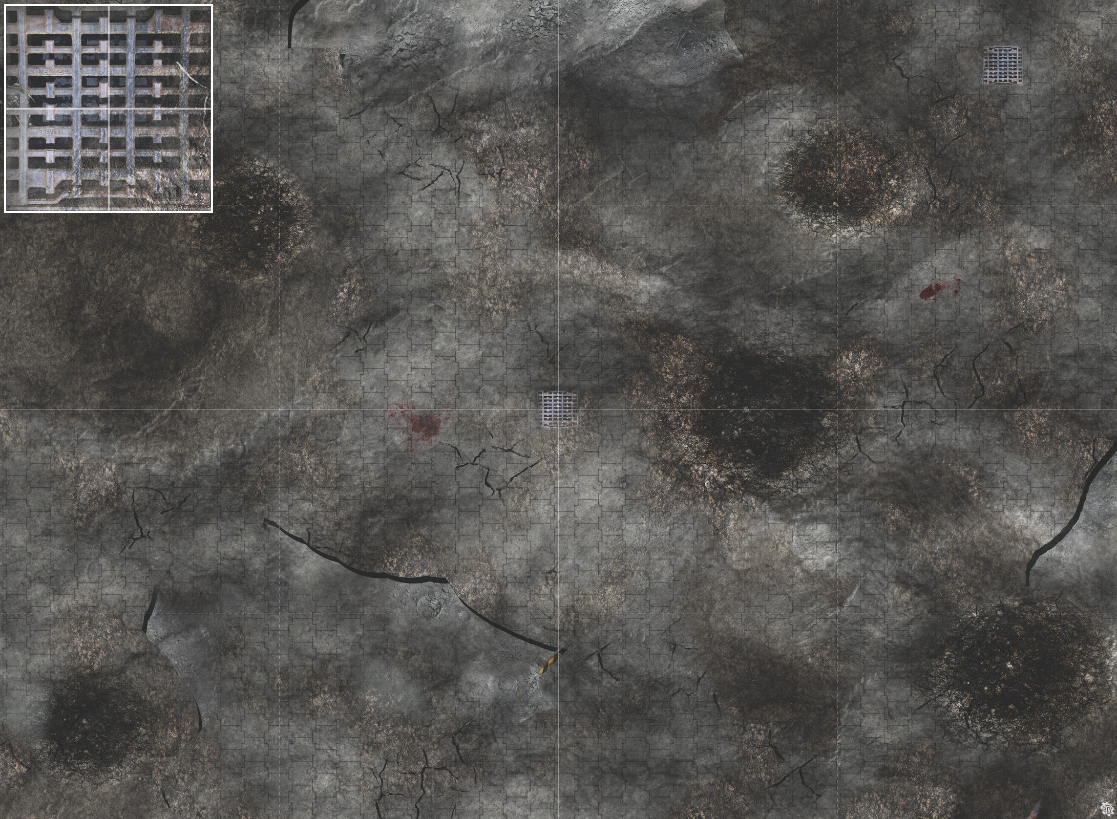 Mats by Mars: Urban Strike Tabletop Wargaming Play Mat