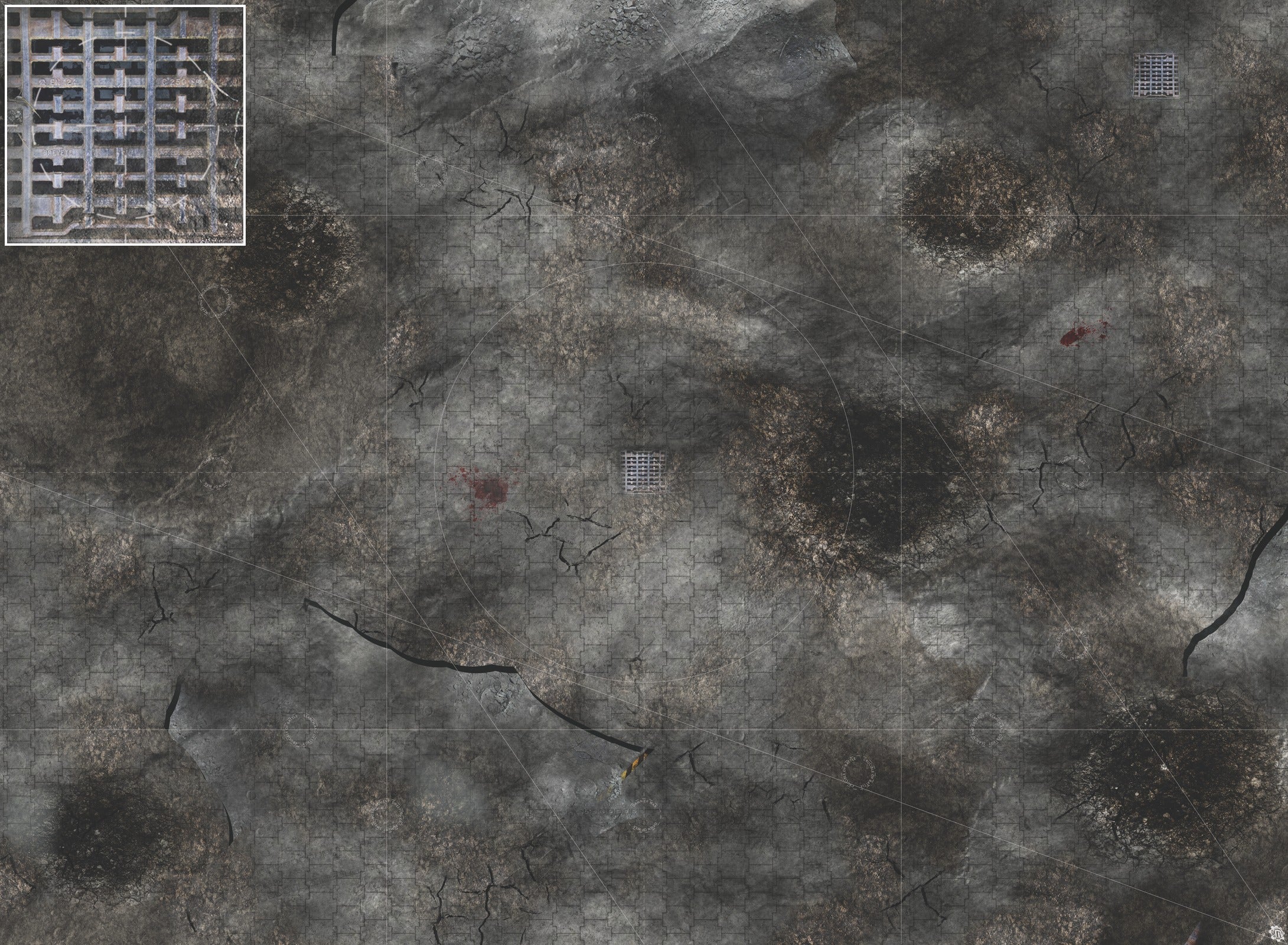 Mats by Mars: Urban Strike Tabletop Wargaming Play Mat
