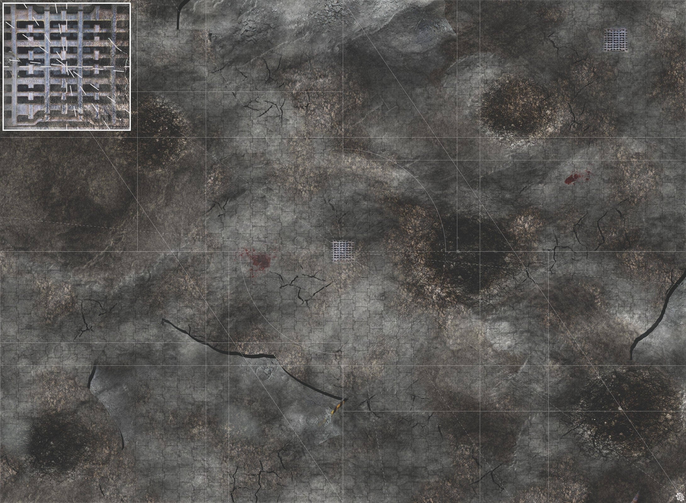 Mats by Mars: Urban Strike Tabletop Wargaming Play Mat