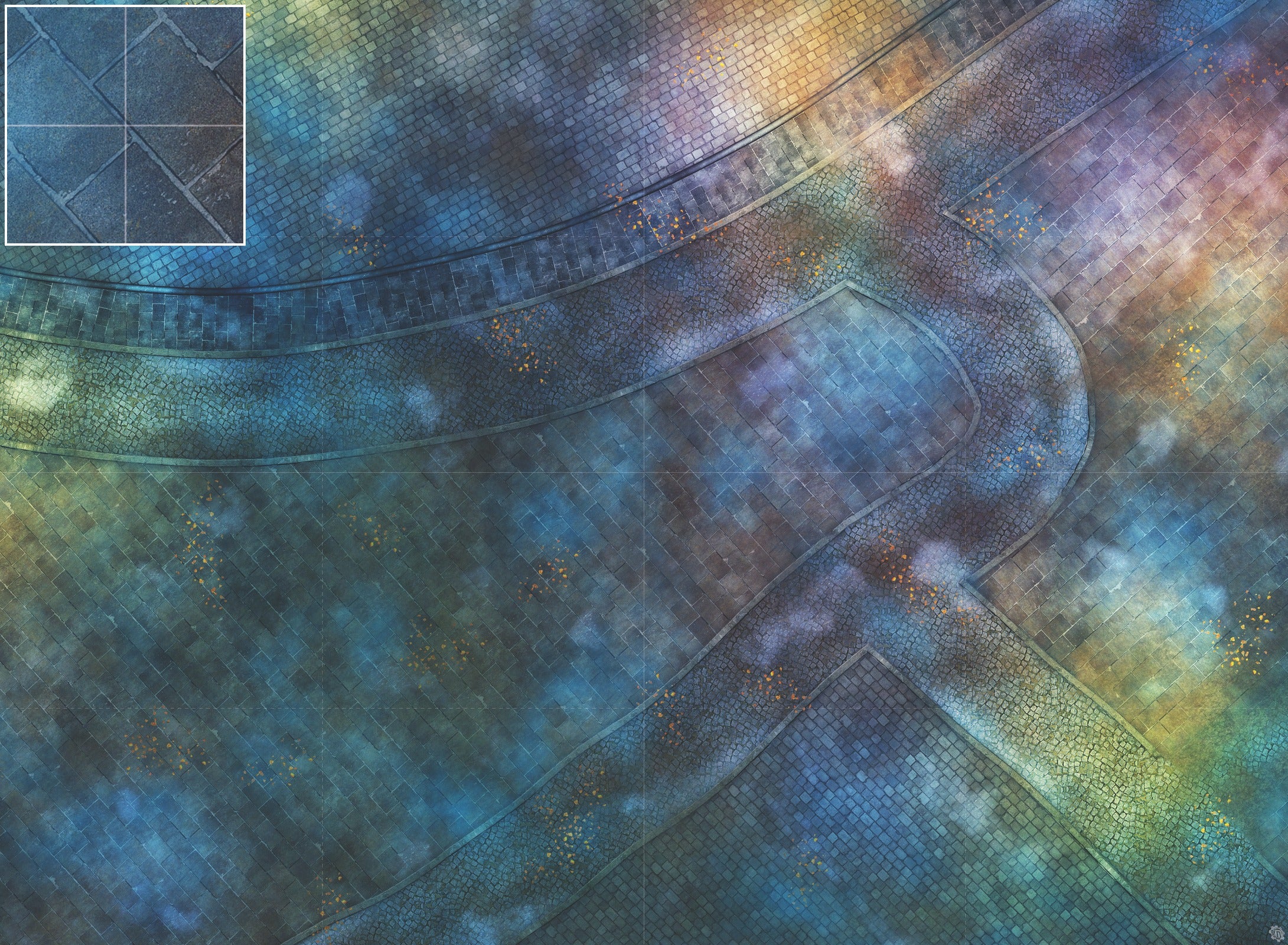 Mats by Mars: London Magic Tabletop Wargaming Play Mat
