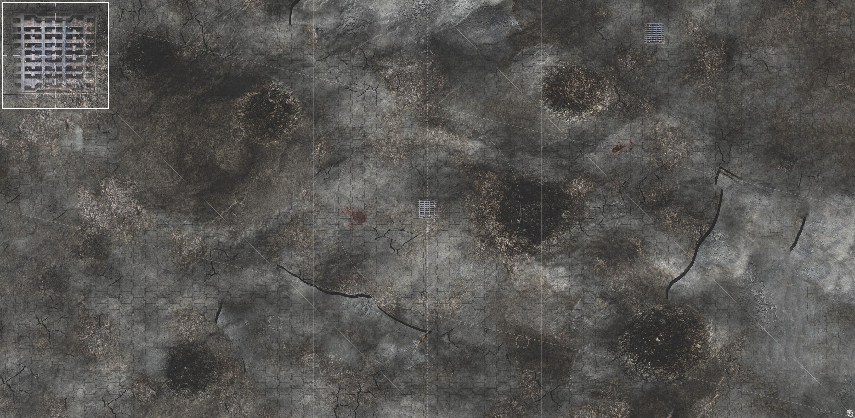 Mats by Mars: Urban Strike Tabletop Wargaming Play Mat