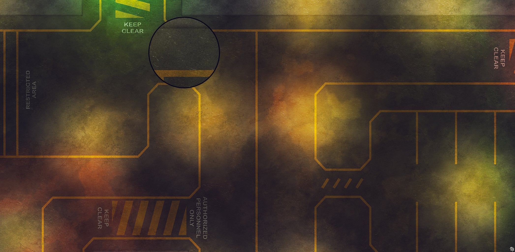 Mats by Mars: Restricted Zone Tabletop Wargaming Play Mat