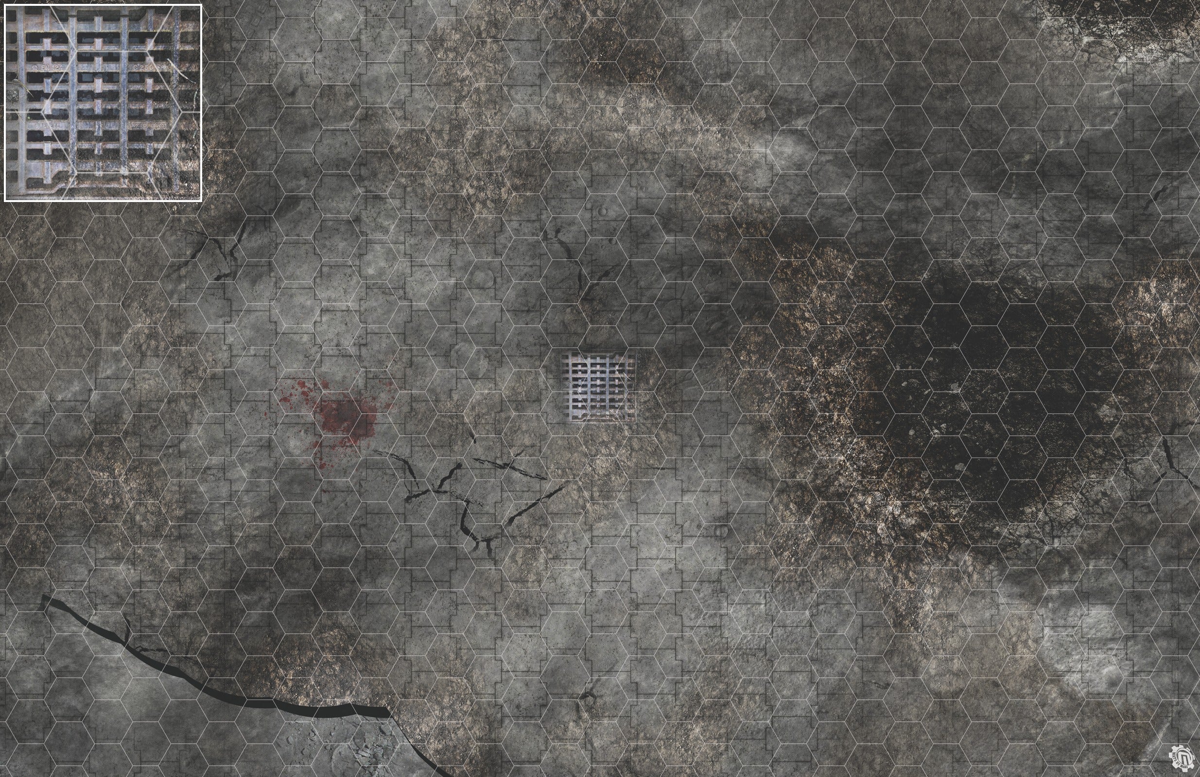 Mats by Mars: Urban Strike Tabletop Wargaming Play Mat