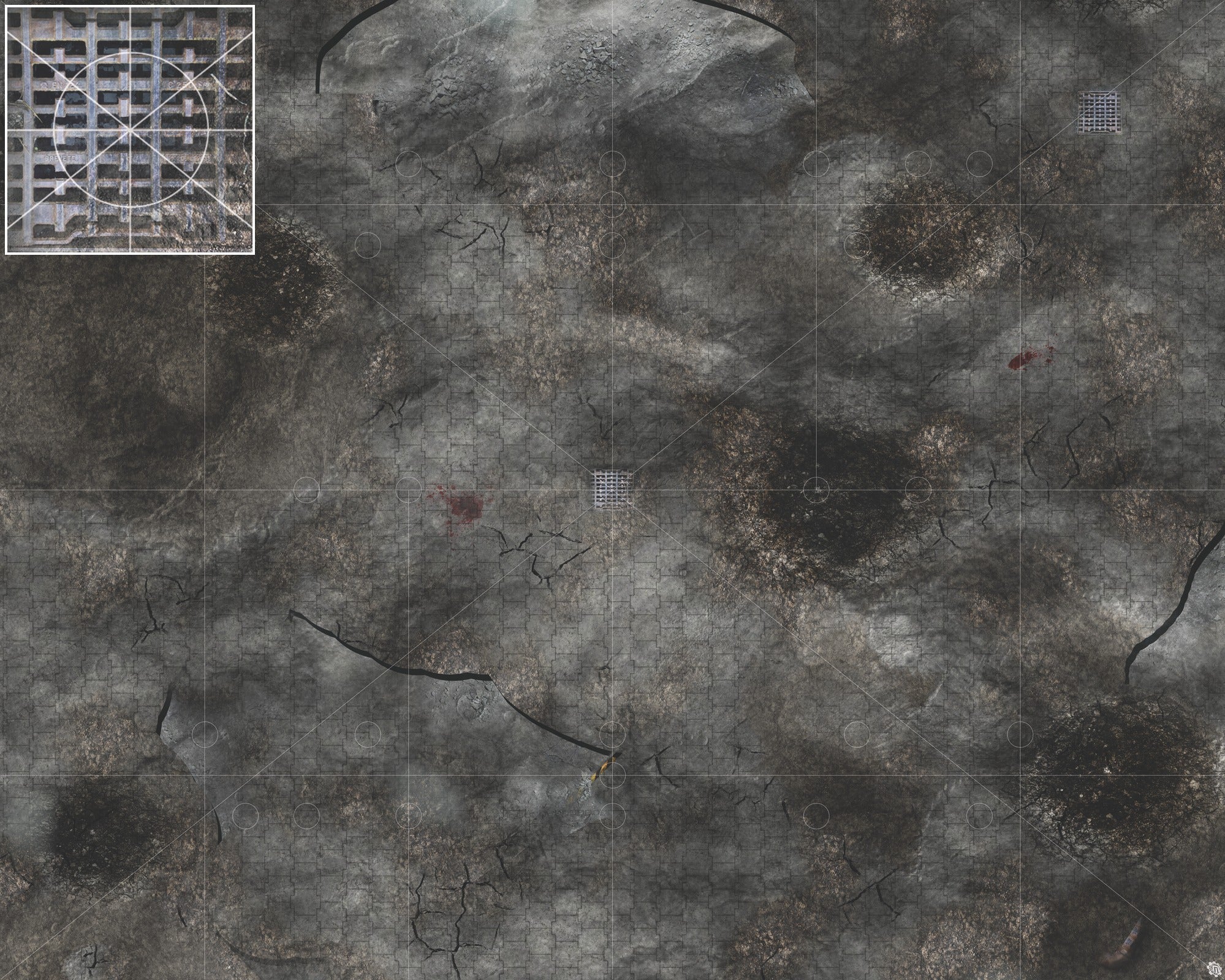 Mats by Mars: Urban Strike Tabletop Wargaming Play Mat