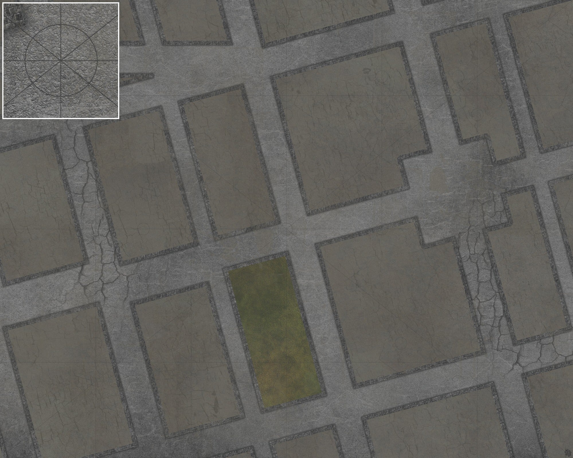 Streets of Conflict 8mm scale Tabletop Wargaming Play Mat