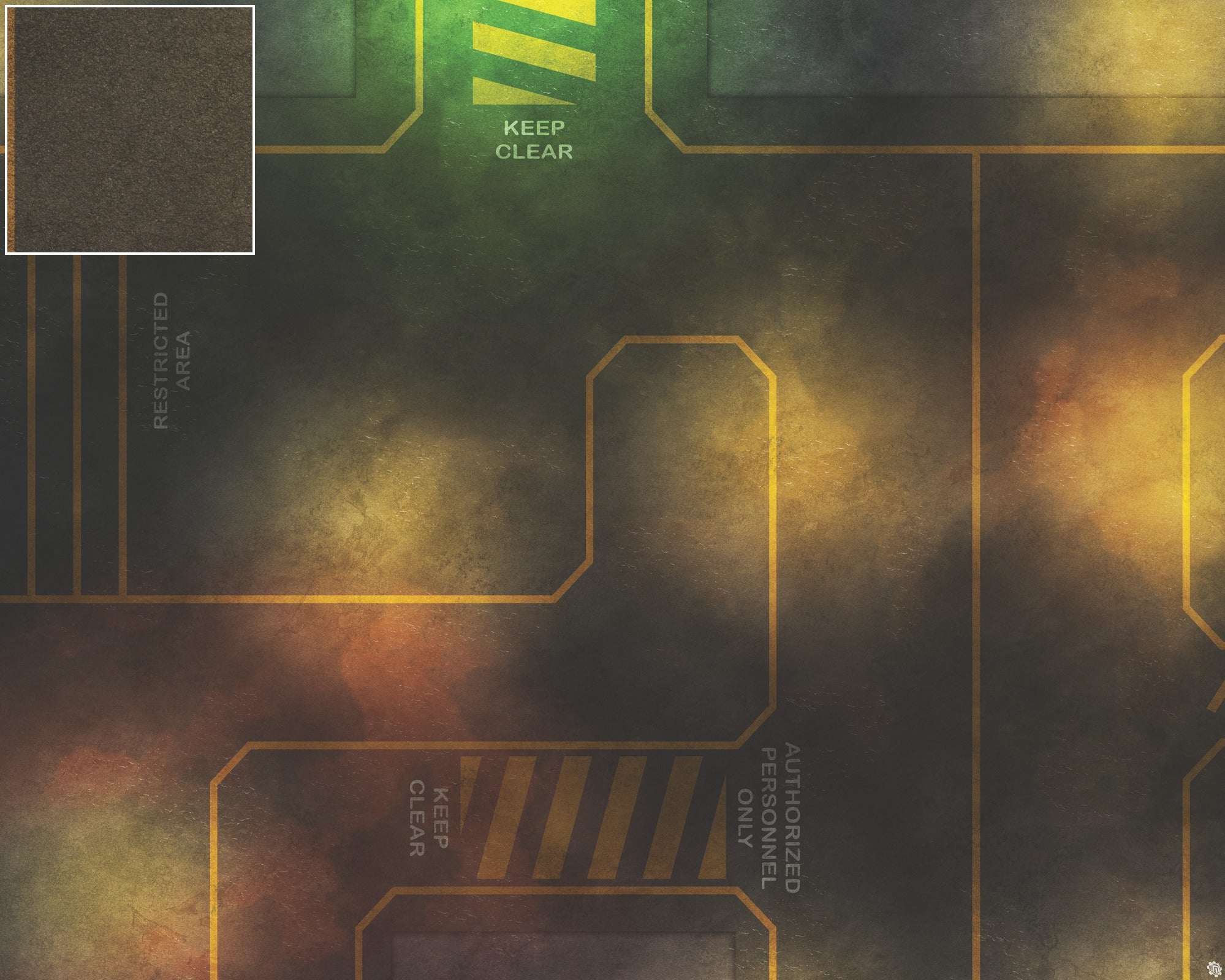 Mats by Mars: Restricted Zone Tabletop Wargaming Play Mat