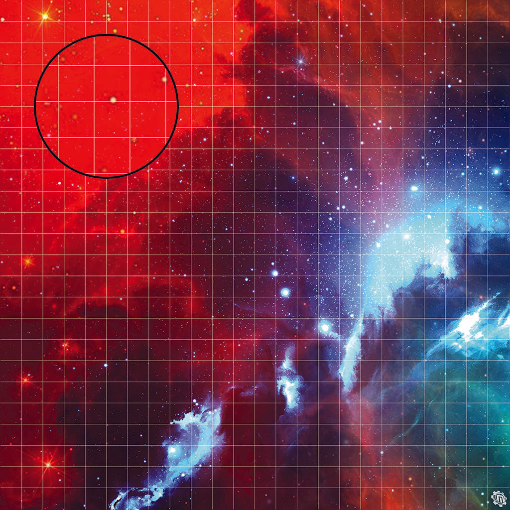 Mats by Mars: Fire Storm Tabletop Wargaming Space Play Mat