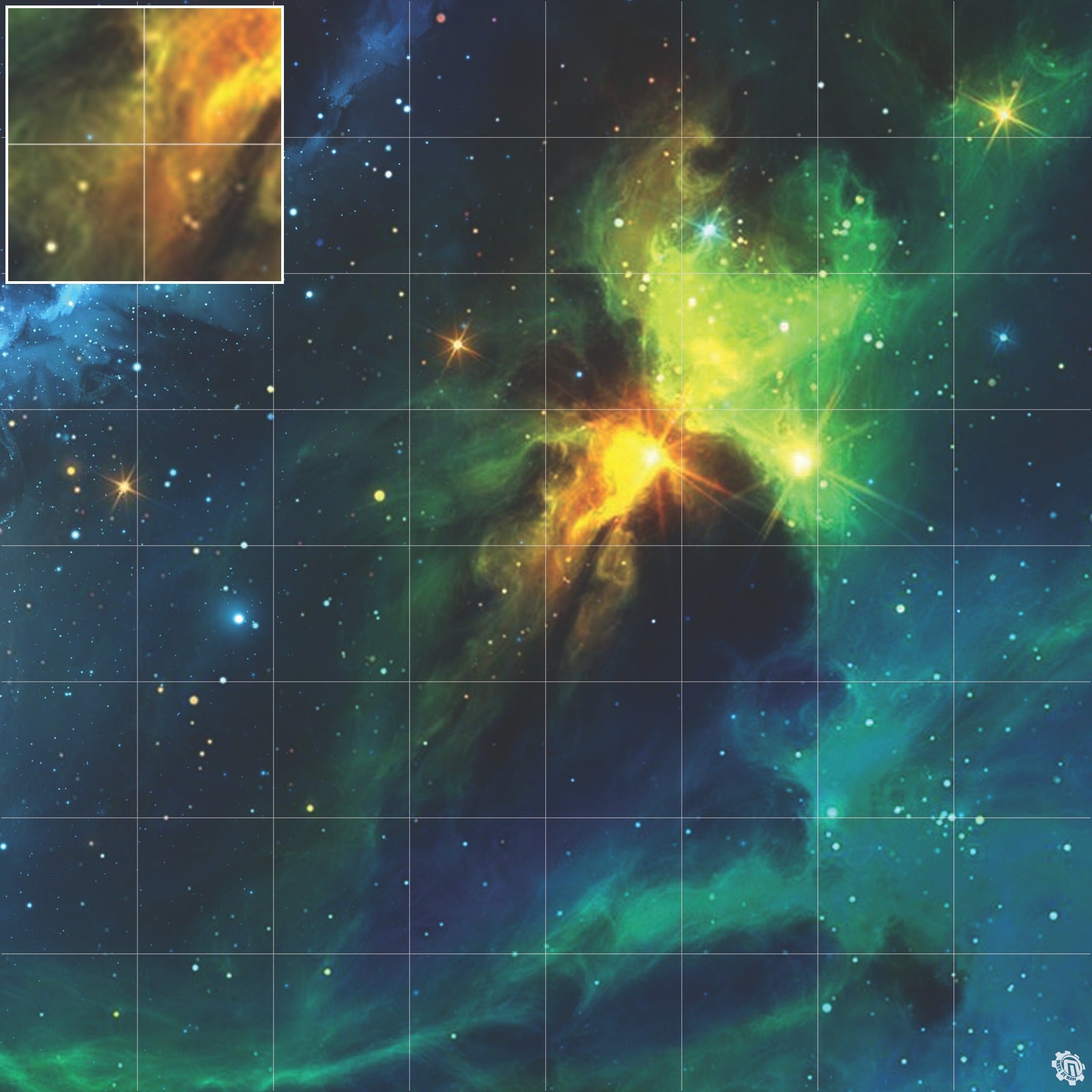 Mats by Mars: Cold Embrace Tabletop Wargaming Space Play Mat