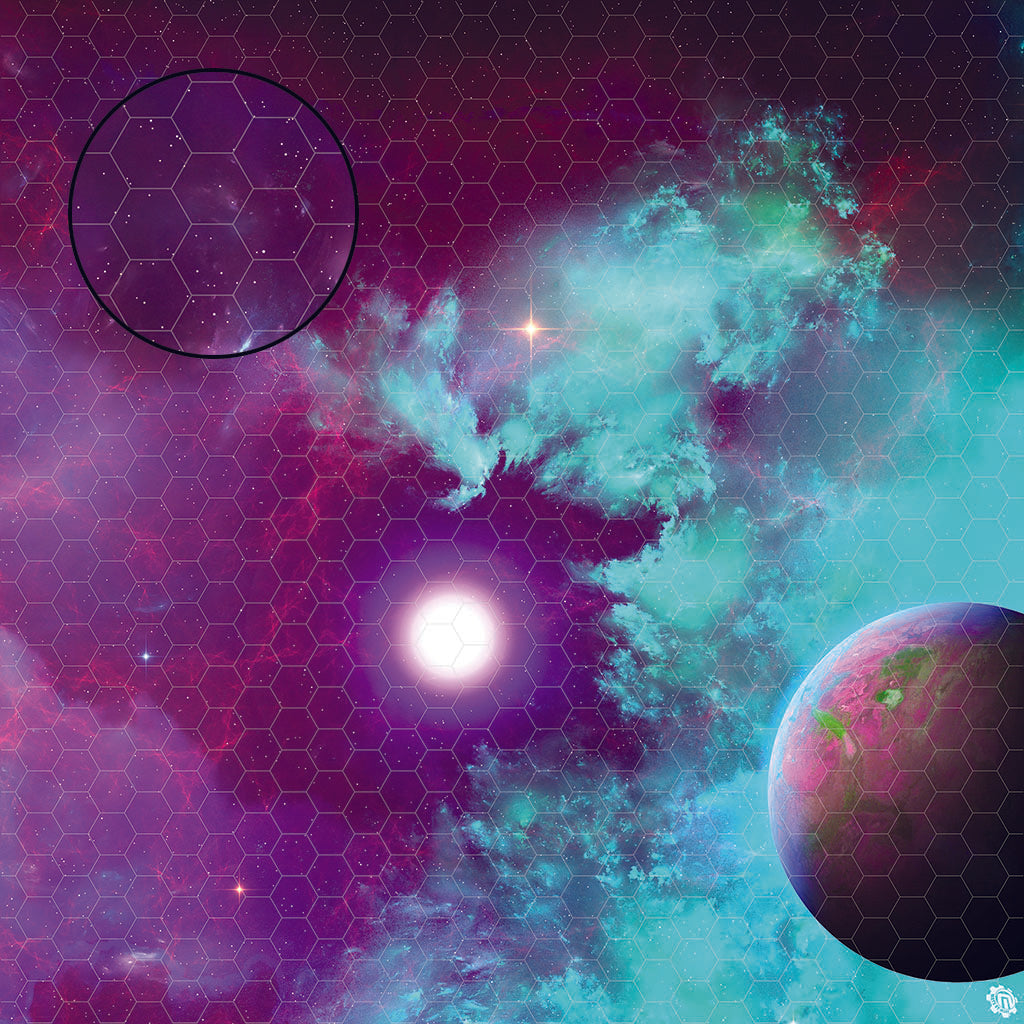Mats by Mars: Quantum Nemesis Tabletop Wargaming Space Play Mat