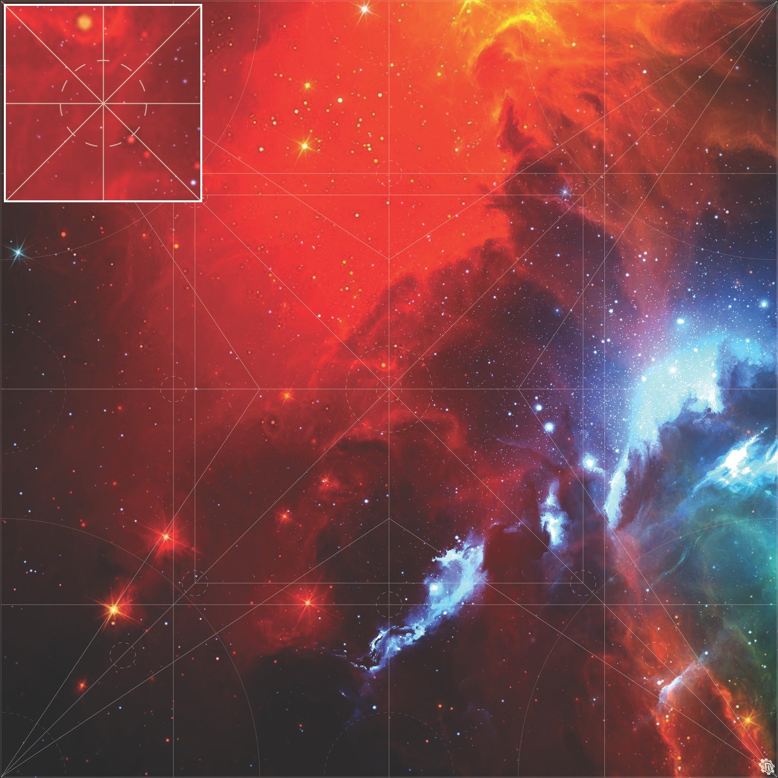 Mats by Mars: Fire Storm Tabletop Wargaming Space Play Mat