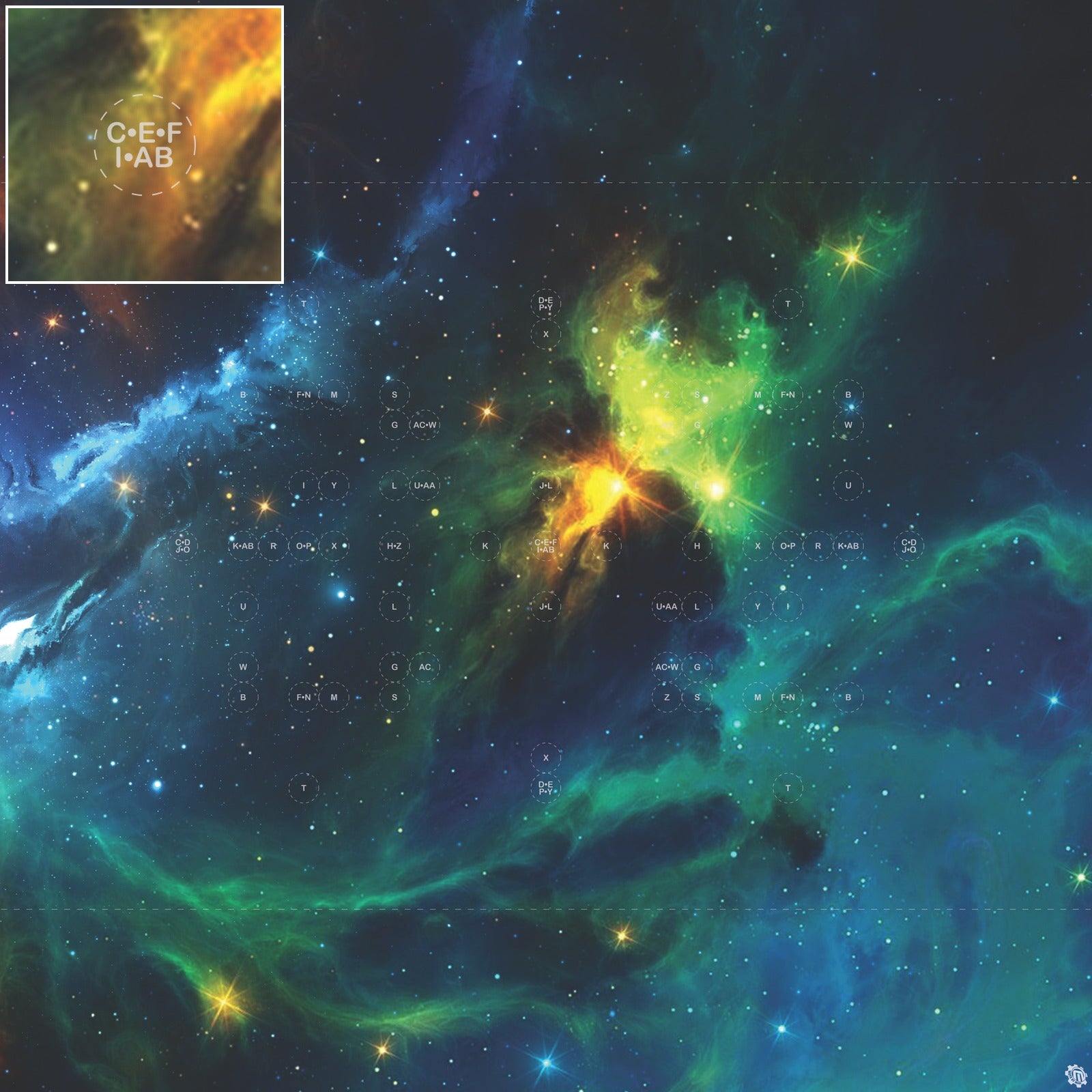 Mats by Mars: Cold Embrace Tabletop Wargaming Space Play Mat