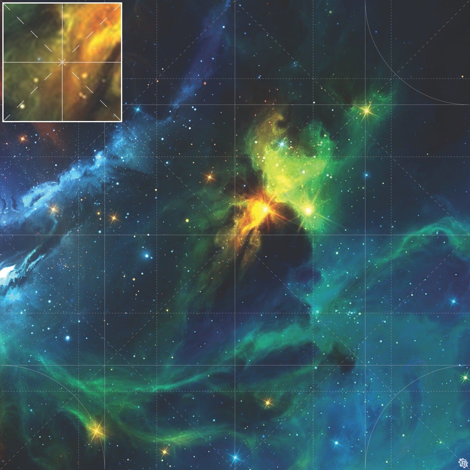 Mats by Mars: Cold Embrace Tabletop Wargaming Space Play Mat