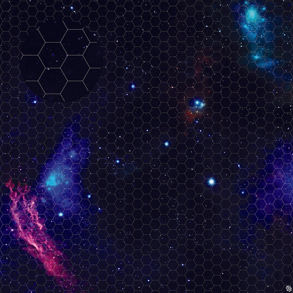 Mats by Mars: Final Frontier Tabletop Wargaming Space Play Mat