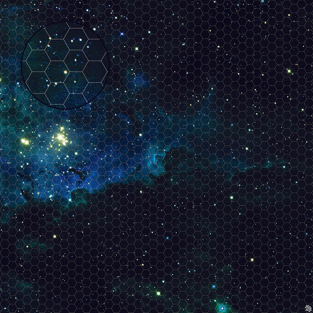 Mats by Mars: Stellar Storm Tabletop Wargaming Space Play Mat