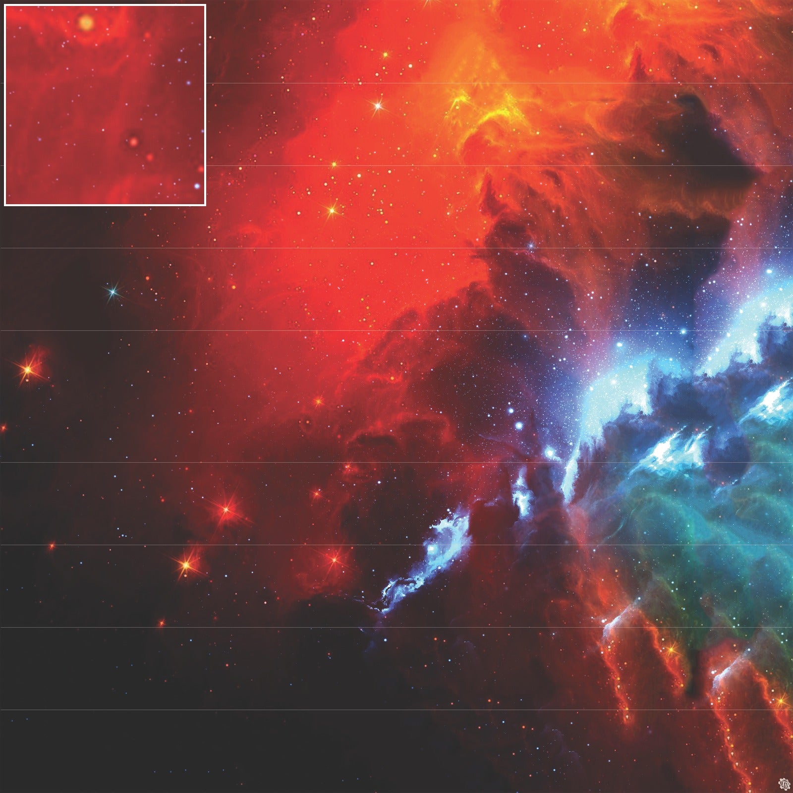 Mats by Mars: Fire Storm Tabletop Wargaming Space Play Mat