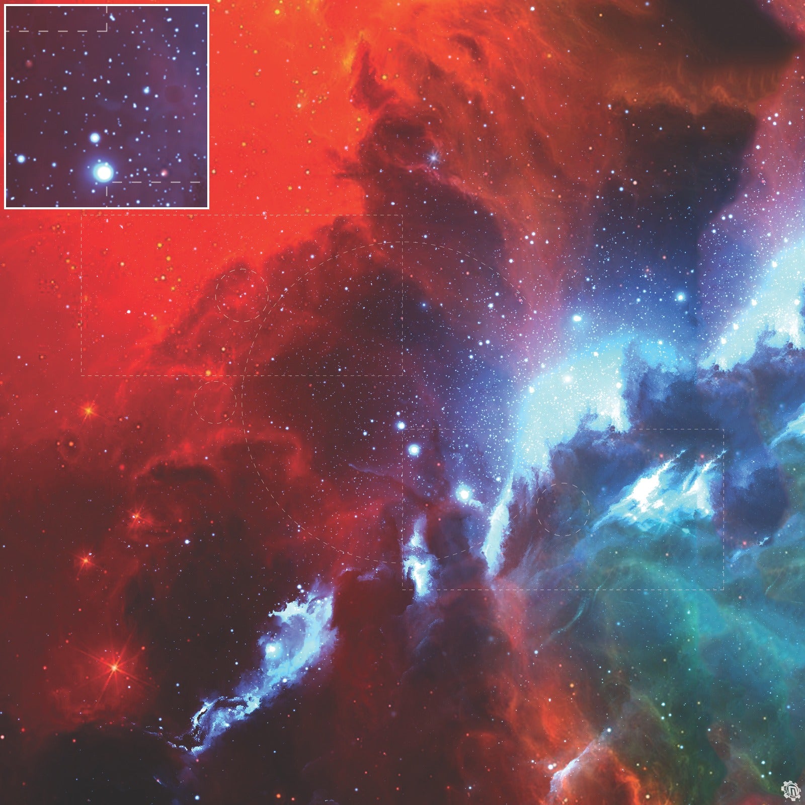 Mats by Mars: Fire Storm Tabletop Wargaming Space Play Mat