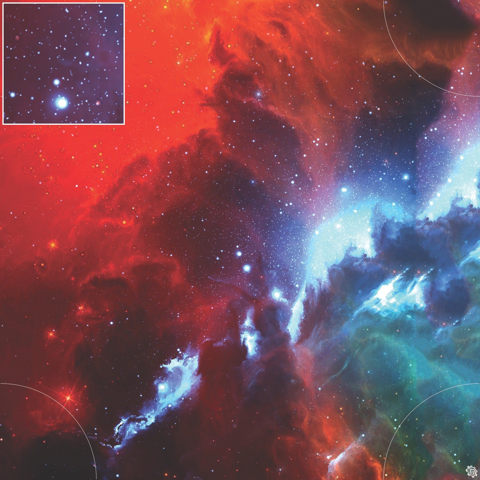 Mats by Mars: Fire Storm Tabletop Wargaming Space Play Mat