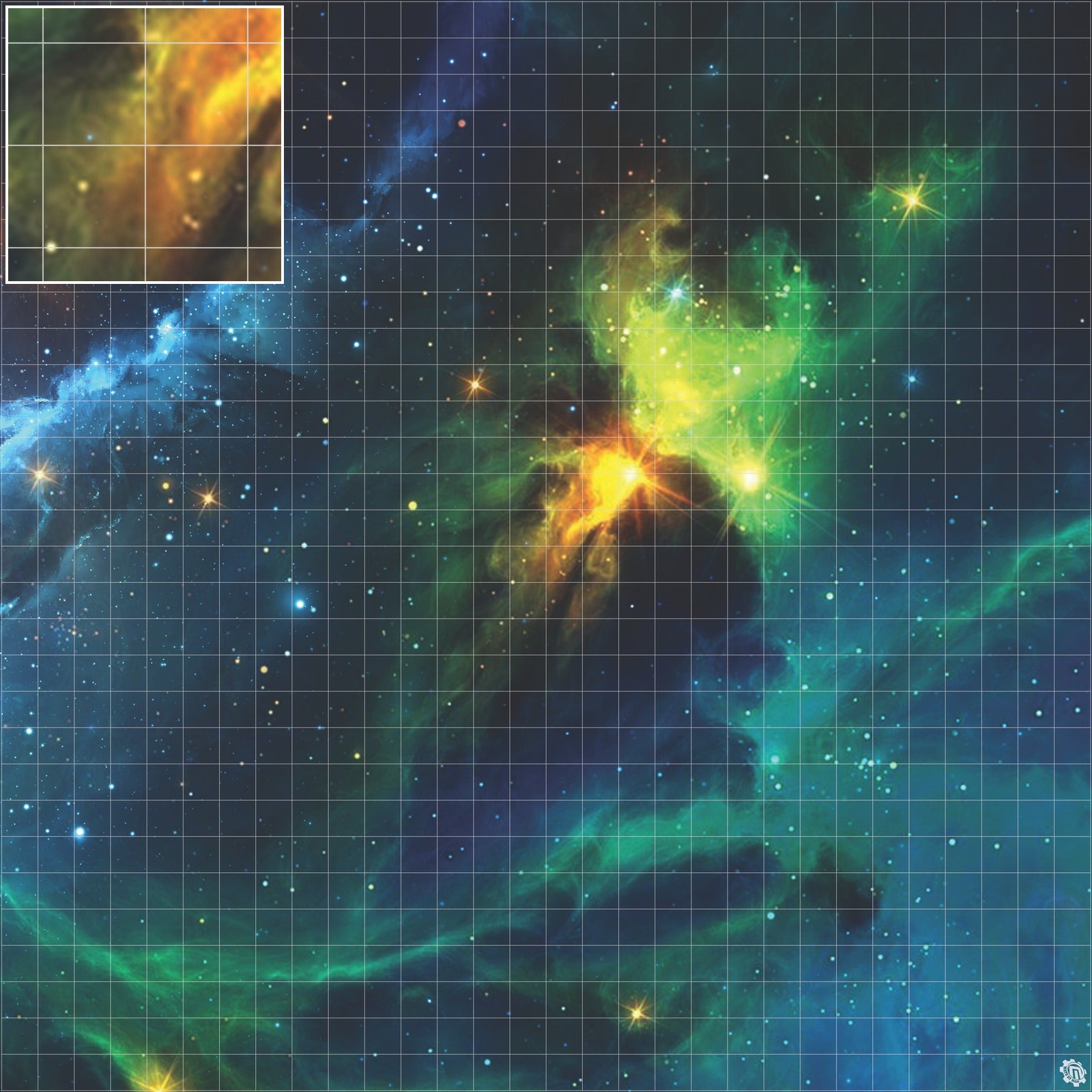 Mats by Mars: Cold Embrace Tabletop Wargaming Space Play Mat