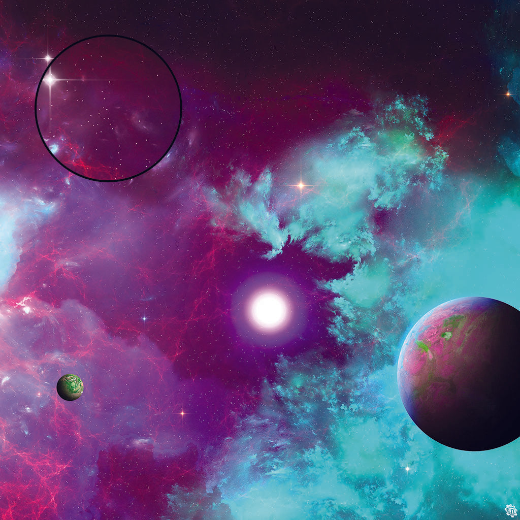 Mats by Mars: Quantum Nemesis Tabletop Wargaming Space Play Mat