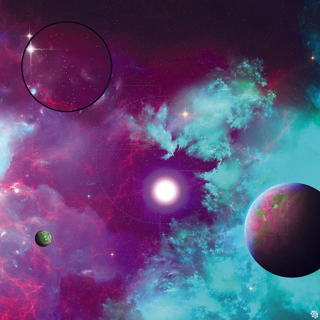 Mats by Mars: Quantum Nemesis Tabletop Wargaming Space Play Mat