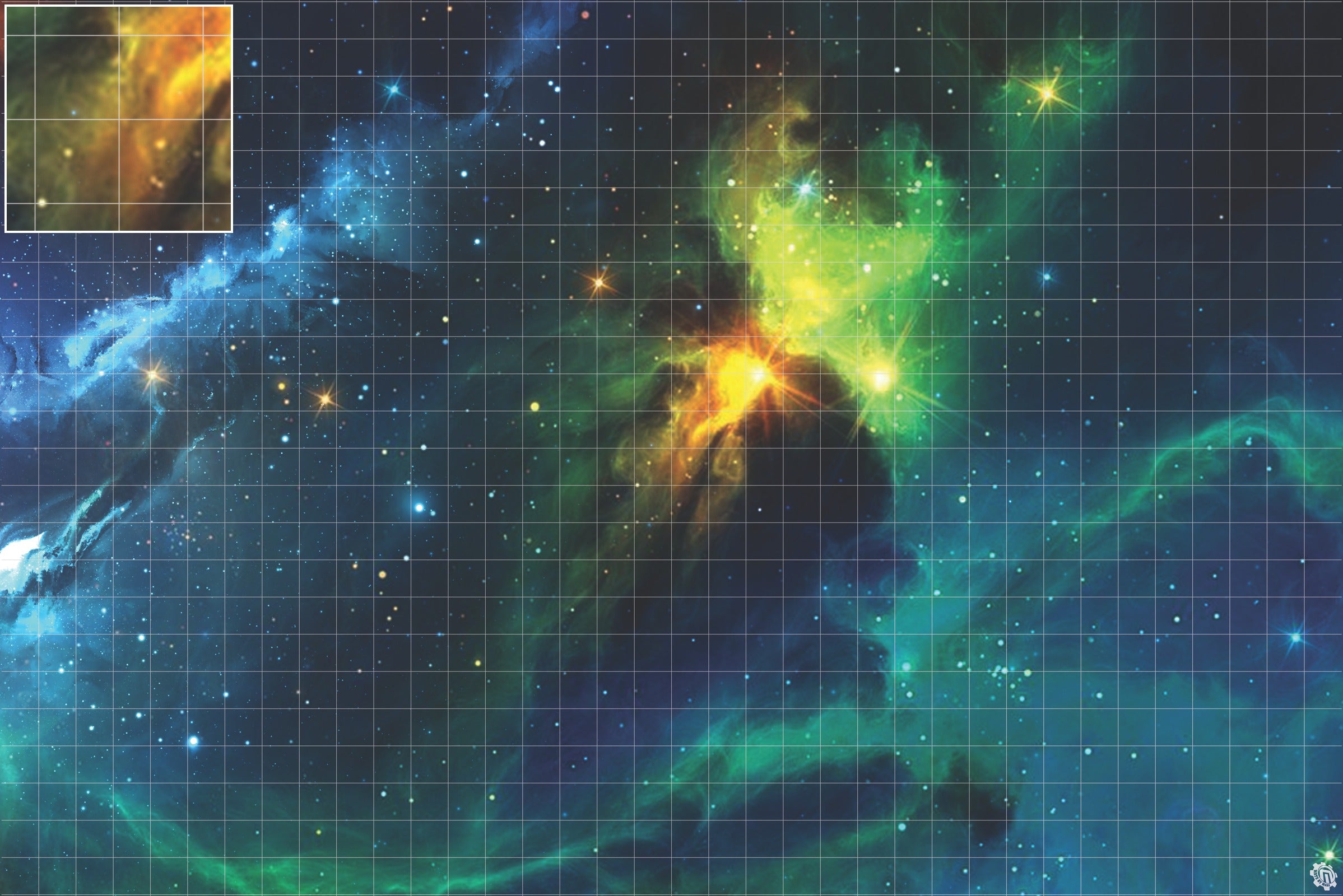 Mats by Mars: Cold Embrace Tabletop Wargaming Space Play Mat