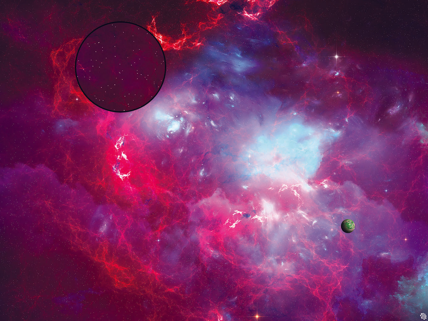 Mats by Mars: Quantum Realm Tabletop Wargaming Space Play Mat