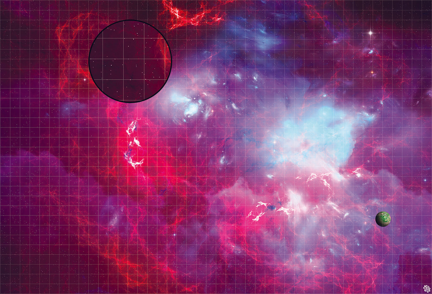 Mats by Mars: Quantum Realm Tabletop Wargaming Space Play Mat
