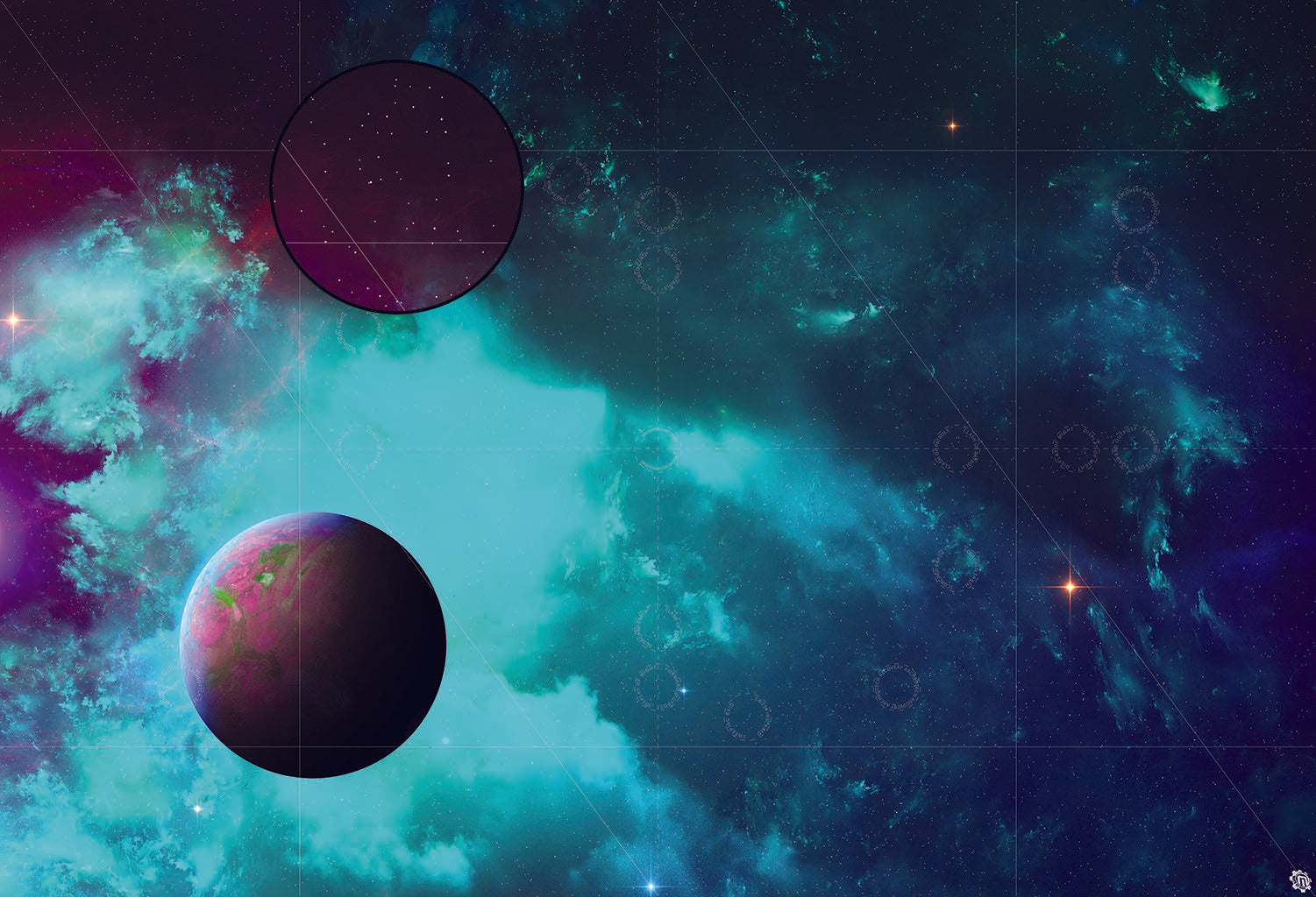 Mats by Mars: Nemesis System Tabletop Wargaming Space Play Mat