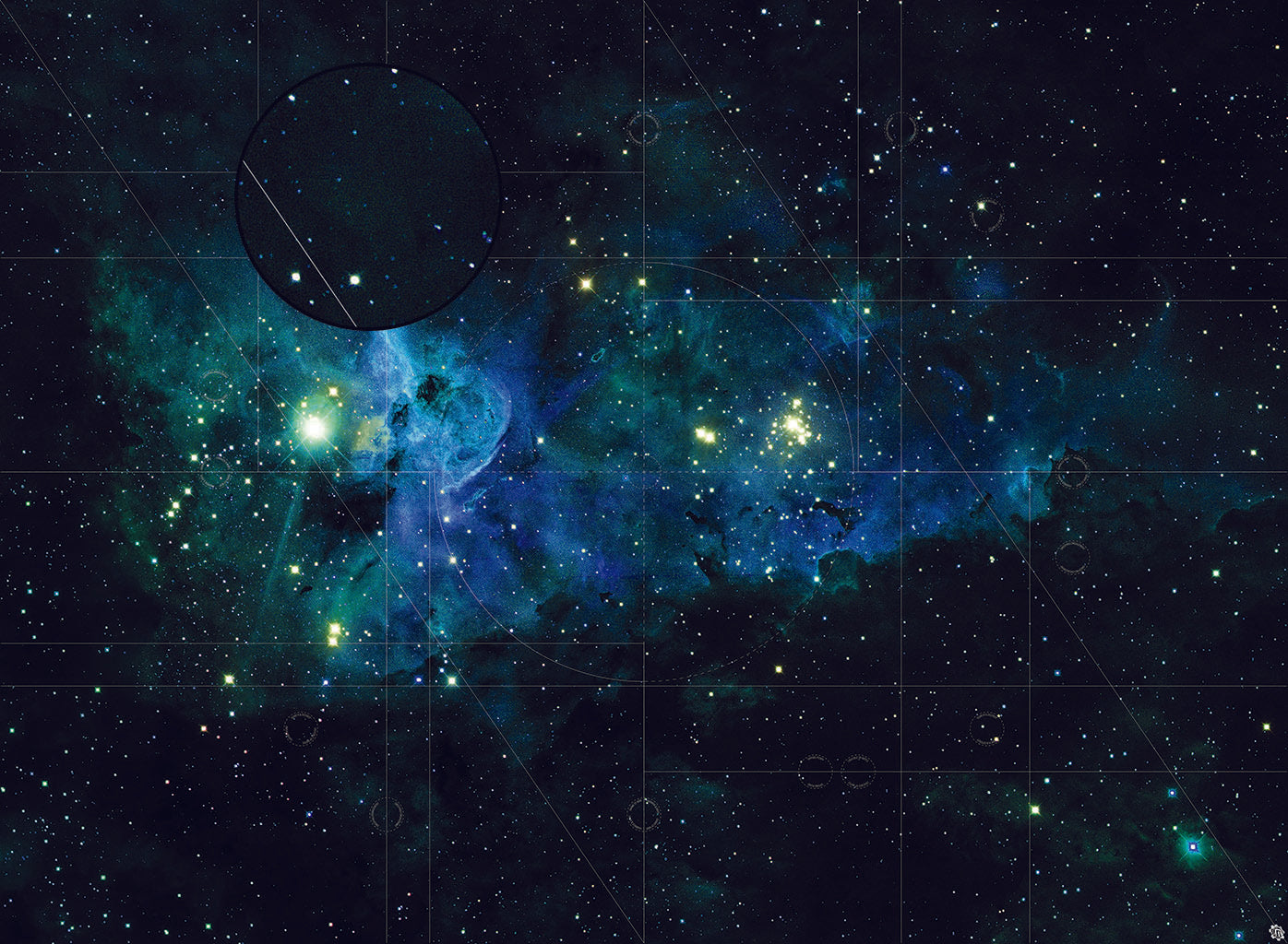 Mats by Mars: Nebula Storm Tabletop Wargaming Space Play Mat