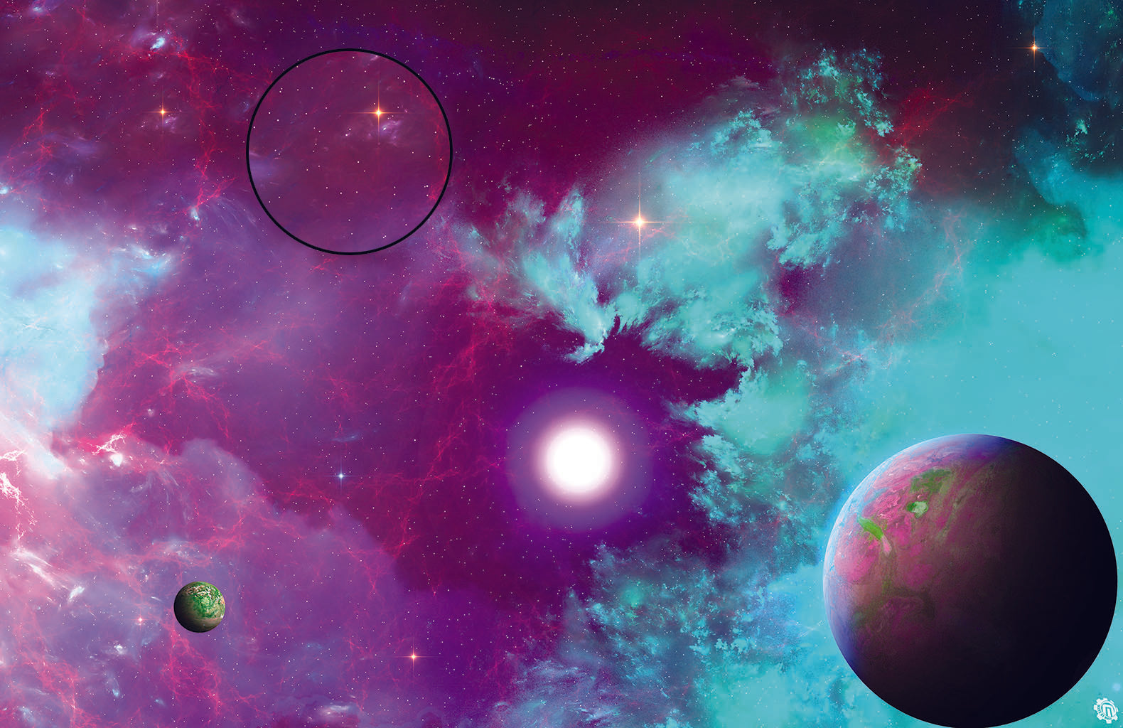 Mats by Mars: Quantum Nemesis Tabletop Wargaming Space Play Mat