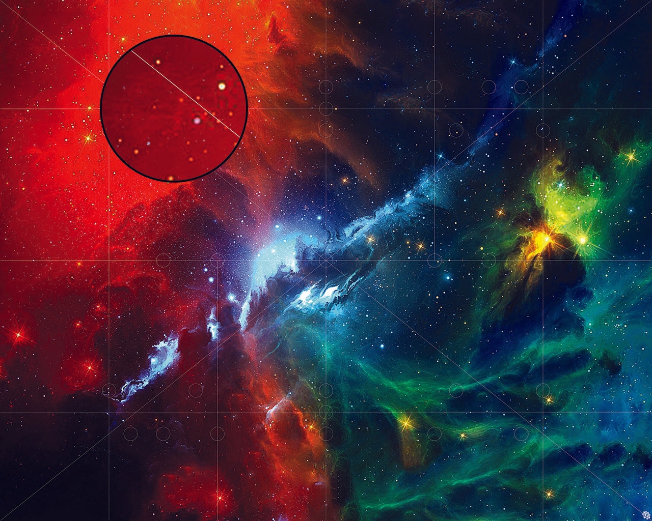 Mats by Mars: Dual Disturbance Tabletop Wargaming Space Play Mat