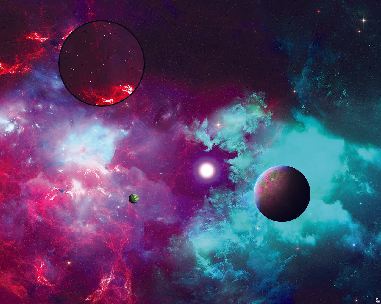 Mats by Mars: Quantum Nemesis Tabletop Wargaming Space Play Mat