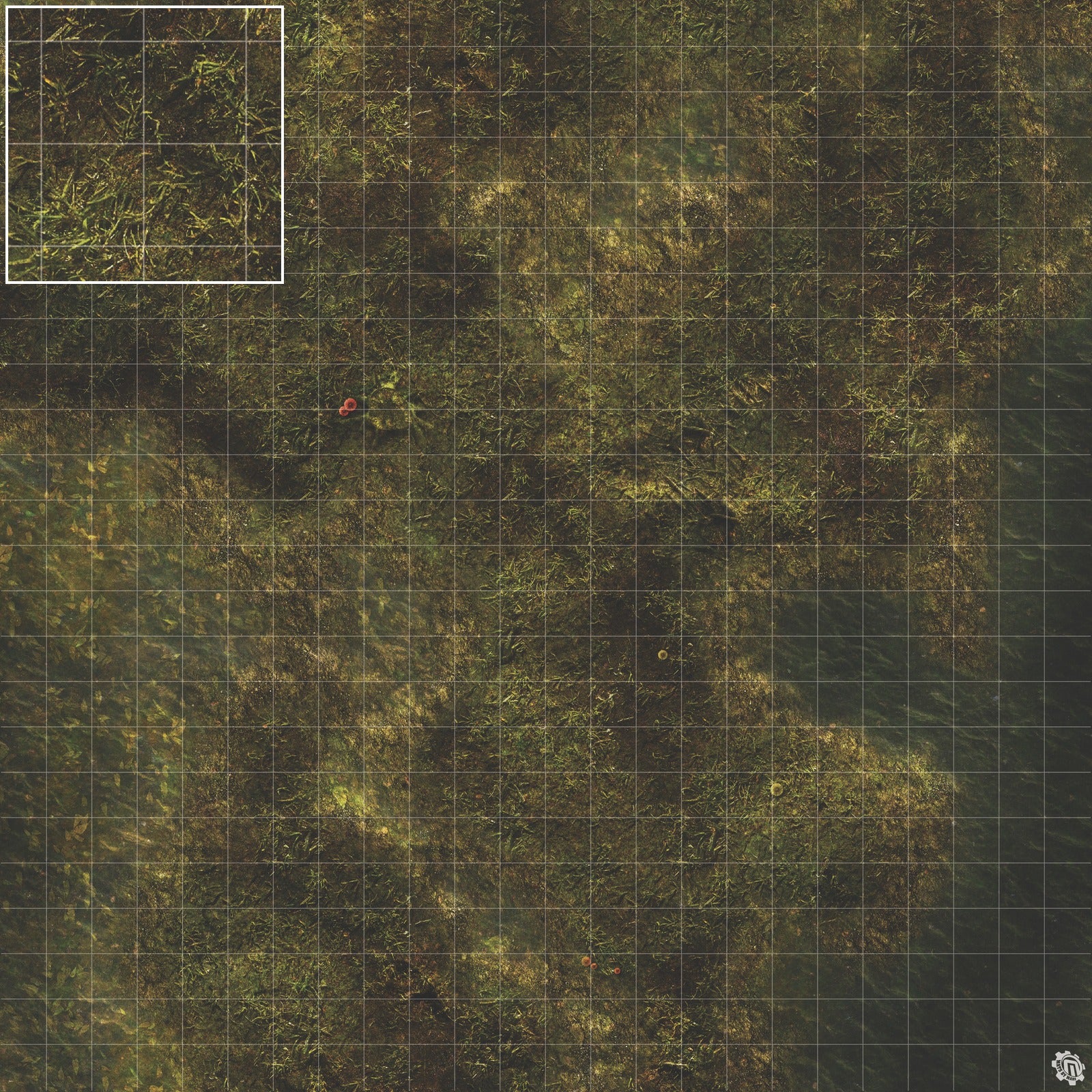 Mats by Mars: Swamplands Tabletop Wargaming Play Mat
