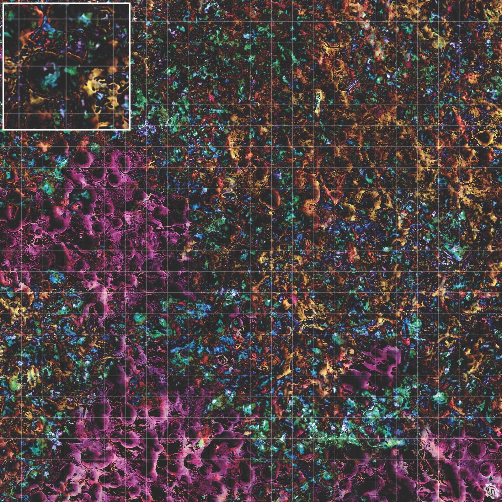 Mats by Mars: Mushroom Forest Tabletop Wargaming Play Mat