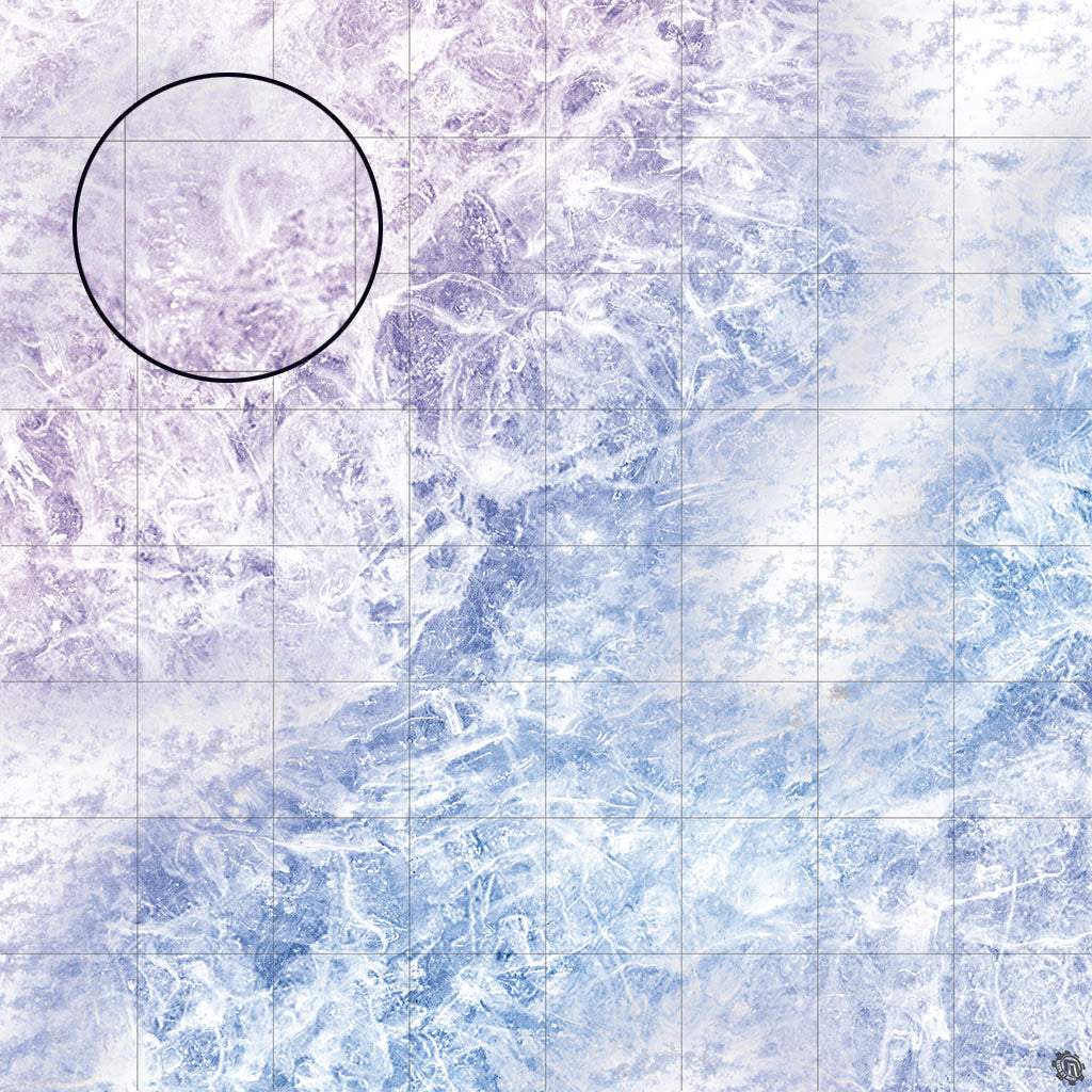 Mats by Mars: Frozen Lake Tabletop Wargaming Play Mat