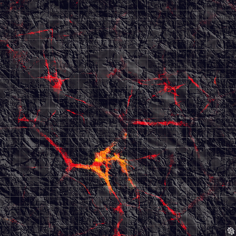 Mats by Mars: Molten Crust Tabletop Wargaming Play Mat