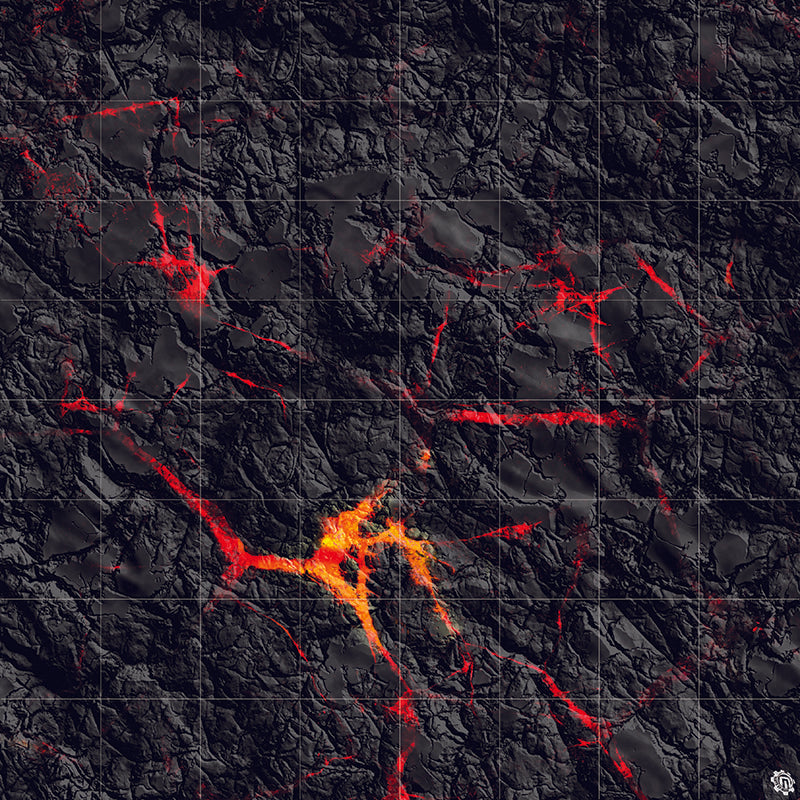 Mats by Mars: Molten Crust Tabletop Wargaming Play Mat