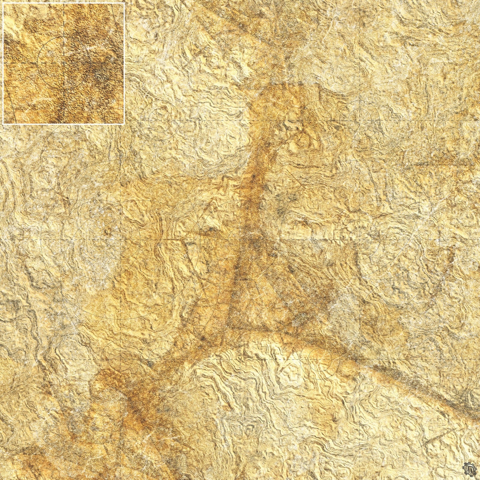 Mats by Mars: Parched Earth Tabletop Wargaming Play Mat