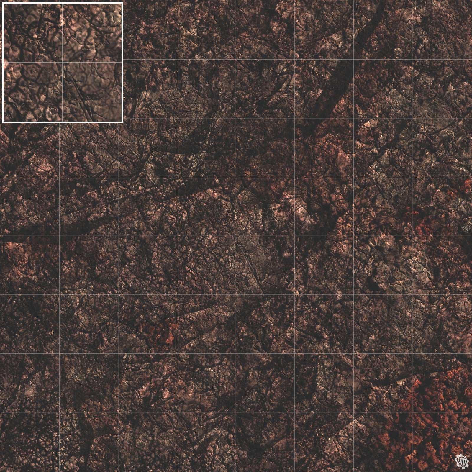 Mats by Mars: Shattered Soil Tabletop Wargaming Play Mat
