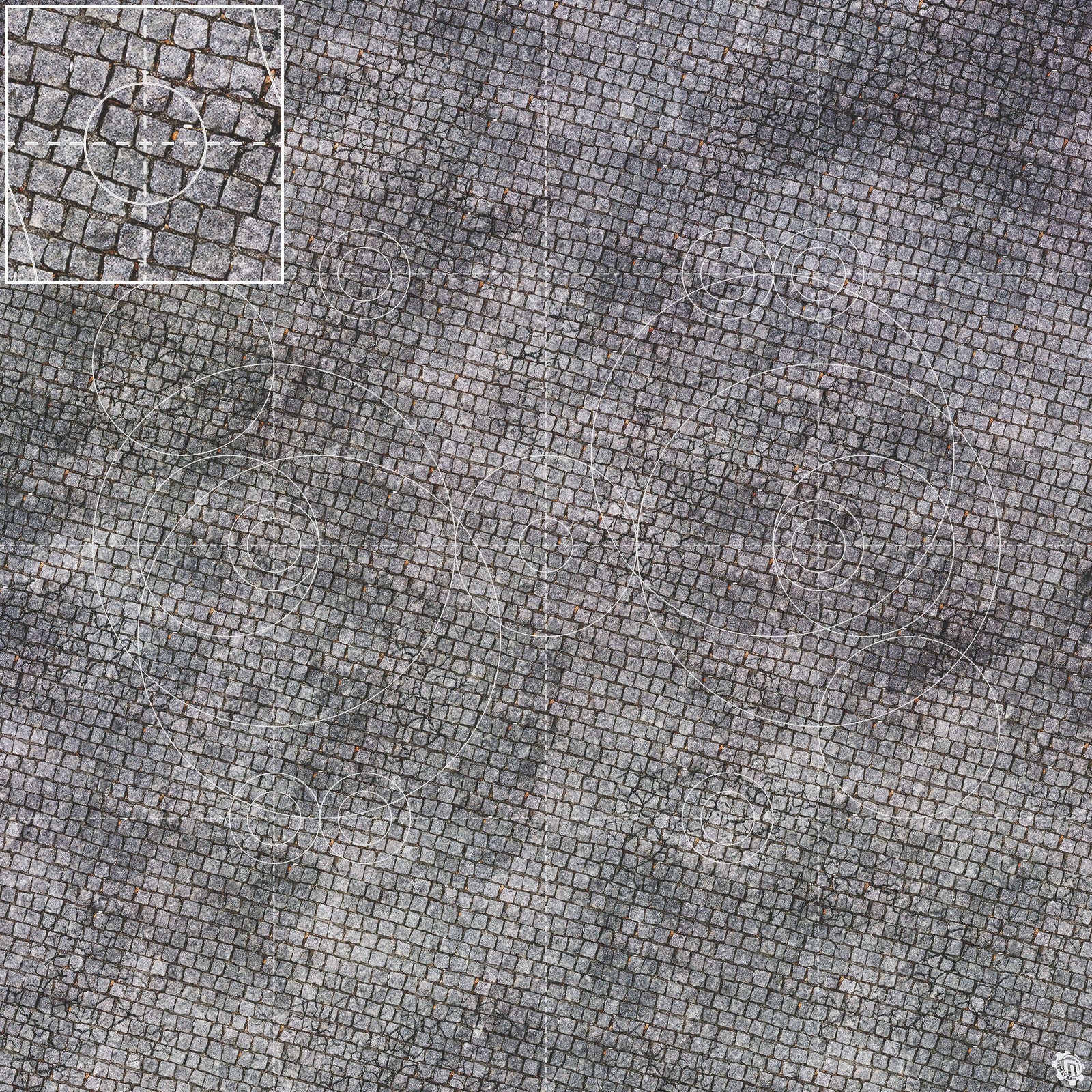 Mats by Mars: Bustling City Tabletop Wargaming Play Mat