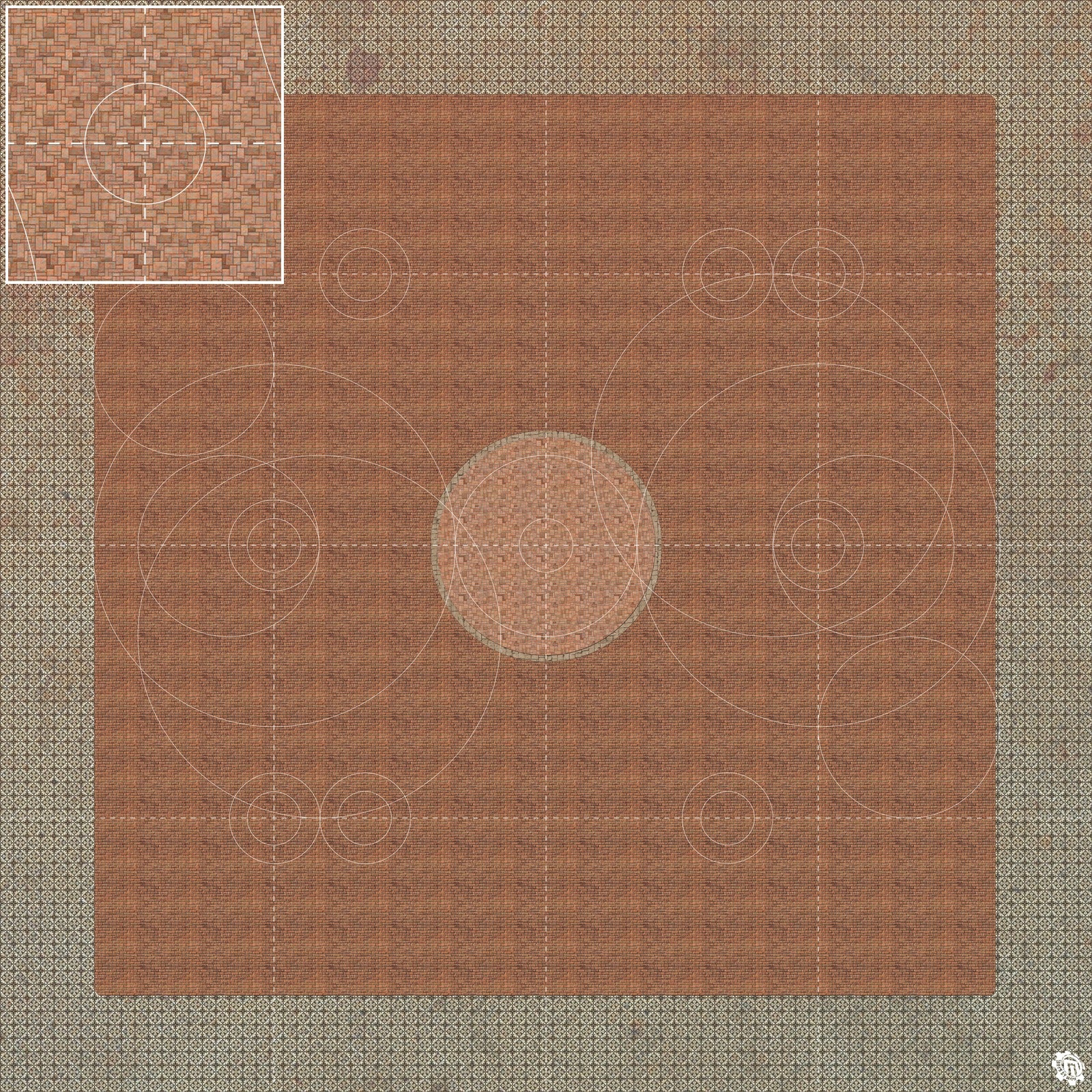 Mats by Mars: Ortegaville Tabletop Wargaming Play Mat