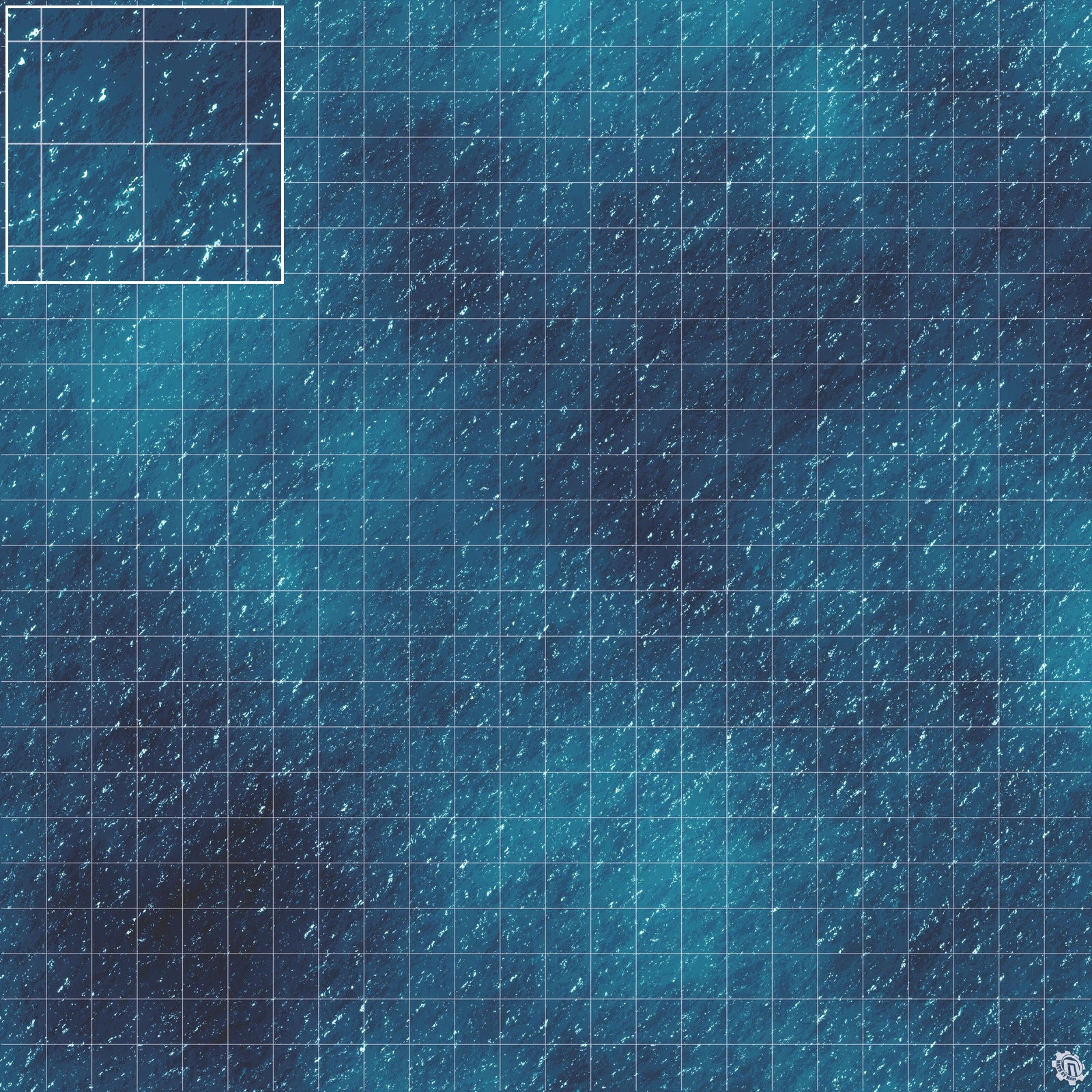 Mats by Mars: Dark Caribbean Tabletop Wargaming Play Mat