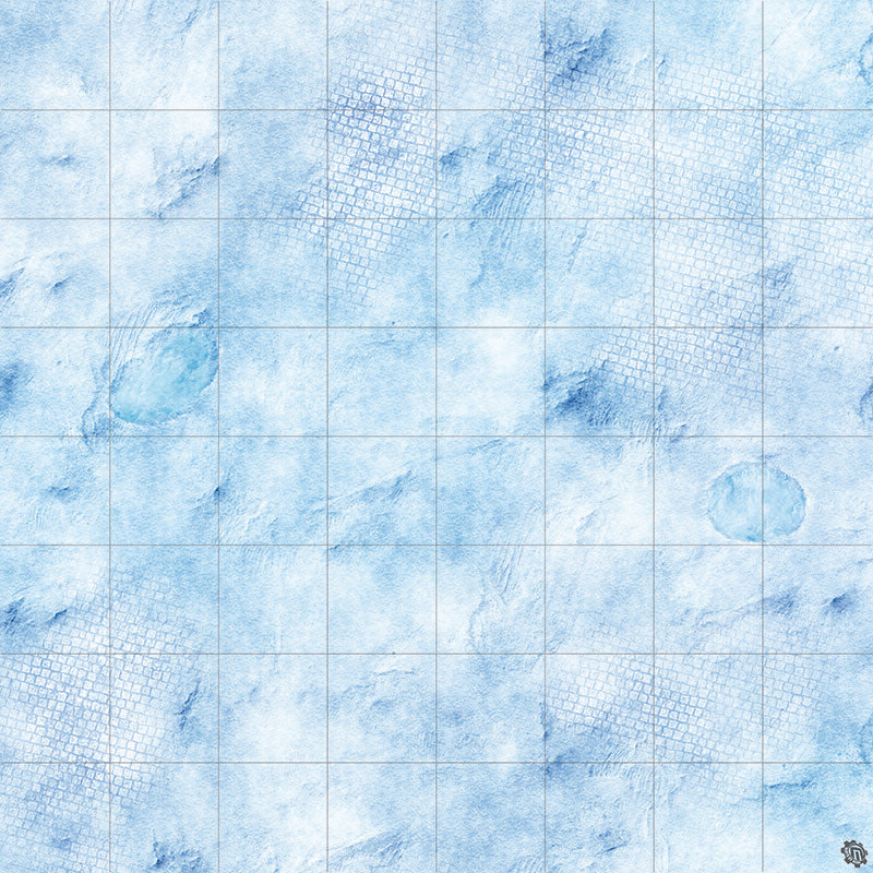 Mats by Mars: Frosty Cobbles Tabletop Wargaming Play Mat